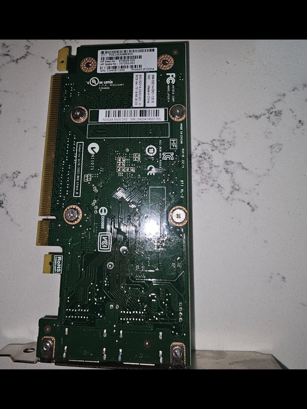 NVIDIA Low-Profile Graphics Card - Black